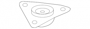 Front right shock absorber support Nissan Altima 19-