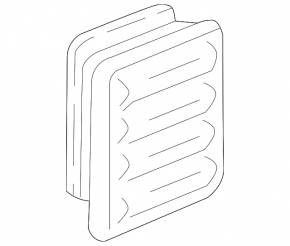 Left ventilation shield BMW X1 F48 16-20