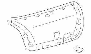 Trunk lid trim Lexus ES350 07-12