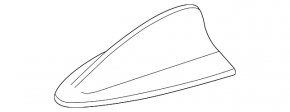 Antenna housing fin BMW X3 G01 18-21