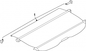 Trunk curtain Subaru Forester 25-26