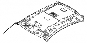 Headlining Nissan Sentra 20-24 without sunroof