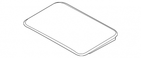 Sunroof glass Hyundai Elantra UD 11-16
