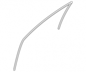 Front left window seal for Kia Sportage 17-22
