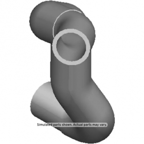 Cooling pipe lower GMC Terrain 18- LYX, LSD, LTG