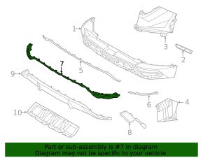 Hyundai Tucson 22-24 Rear Bumper Tow Hook Cap Structure