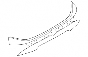 Subaru Forester 2025-2026 trunk lid trim