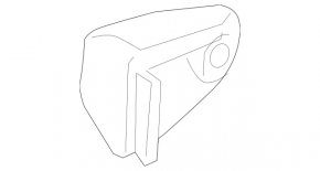 Mercedes W164 ML outer rear left handle cap