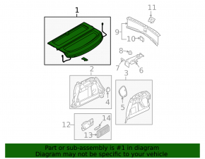 Mazda3 03-09 HB trunk shelf