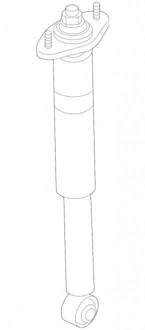 Rear right shock absorber Mazda CX-7 10-12 rest