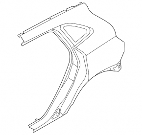 Lincoln MKC 15-19 rear left quarter wing