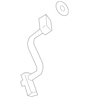 Rear Row Air Conditioner Return Line for Porsche Cayenne 19-23
