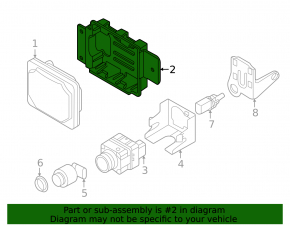 Bracket for cruise radar Volkswagen ID.4 21-25