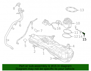 Fuel pressure sensor BMW X5 G05 19-23 3.0T on the rail