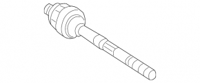Steering rod left Mercedes W211 E350 02-09 CTR