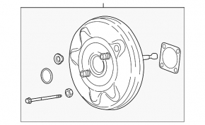 Vacuum booster Chevrolet Malibu 16-