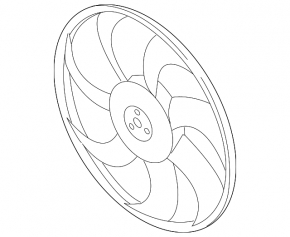 Cooling Fan Impeller Hyundai Tucson 16-21