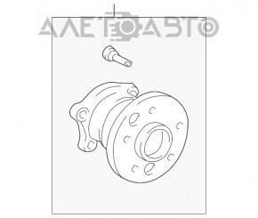 Rear right hub Lexus RX300 RX330 RX350 RX400h 04-09 4WD