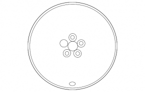 Wheel disk R17 x 7J 5*100 Toyota Prius 30 09-15
