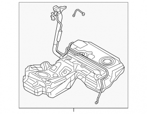 Fuel tank Audi A6 C7 12-18
