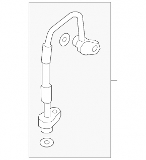 The air conditioning hose to the valve block of the Audi E-Tron 20-23 is short.