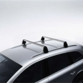 2 x Cross Roof Rails for Audi Q7 4L 10-15 Chrome, Keyless