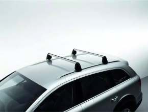 2 x Cross Roof Rails for Audi Q7 4L 10-15 Chrome, Keyless