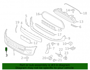 Mini Cooper 14-21 S model front bumper tow hook cap