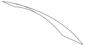 Rear glass of the trunk door BMW X5 G05 19-23