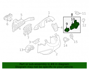 VW Beetle 12-19 Ignition Switch