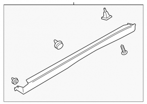 Left threshold Mitsubishi Outlander Sport ASX 10-23 structure