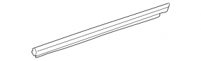 Glass seal front right Toyota Rav4 19- internal