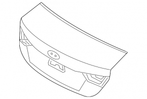 Hyundai Accent 18-22 trunk lid