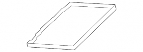 Toyota Highlander 08-10 hybrid battery tray with sensor
