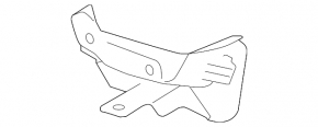 Mudguard threshold rear left Subaru Impreza WRX GH 08-10