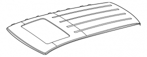 Metal roof for Mercedes W167 GLE 350 450 20-24 under the hatch, on the body