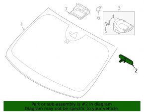 Interior mirror Ford Explorer 20 - for auto-dimming