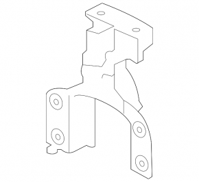 TV bracket lower right Jaguar F-Pace X761 17-