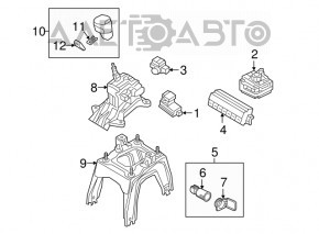 Climate control control Mazda CX-9 16-