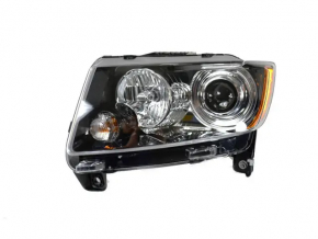 Headlight front left Jeep Compass 14-16 rest dark, headlight corrector TYC
