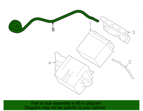 Battery terminal negative Infiniti QX30 17-19