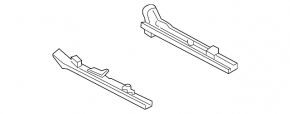 Left passenger seat runner for Volvo XC60 18-26, electric, without frame