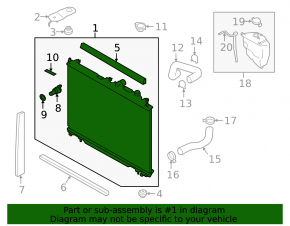 Subaru Ascent 19-26 Water Cooling Radiator