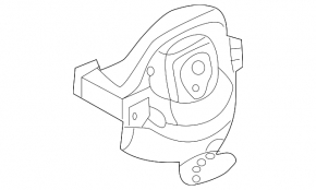 Right engine mount for Audi A6 19-25 3.0 AWD