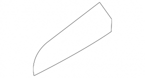 Front panel trim right BMW X3 F25 11-17 Anthracite