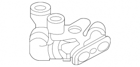 BMW X7 G07 21-25 3.0T MHEV 48V Cooling System Flange