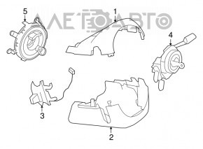 Steering column frame lower BMW X5 E70 07-13