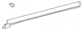 Right threshold Lexus RX350 RX450h 10-15