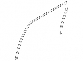 Rear left window seal for Nissan Murano z50 03-07
