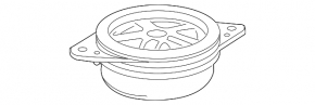 Left dashboard speaker Lexus IS 14-16